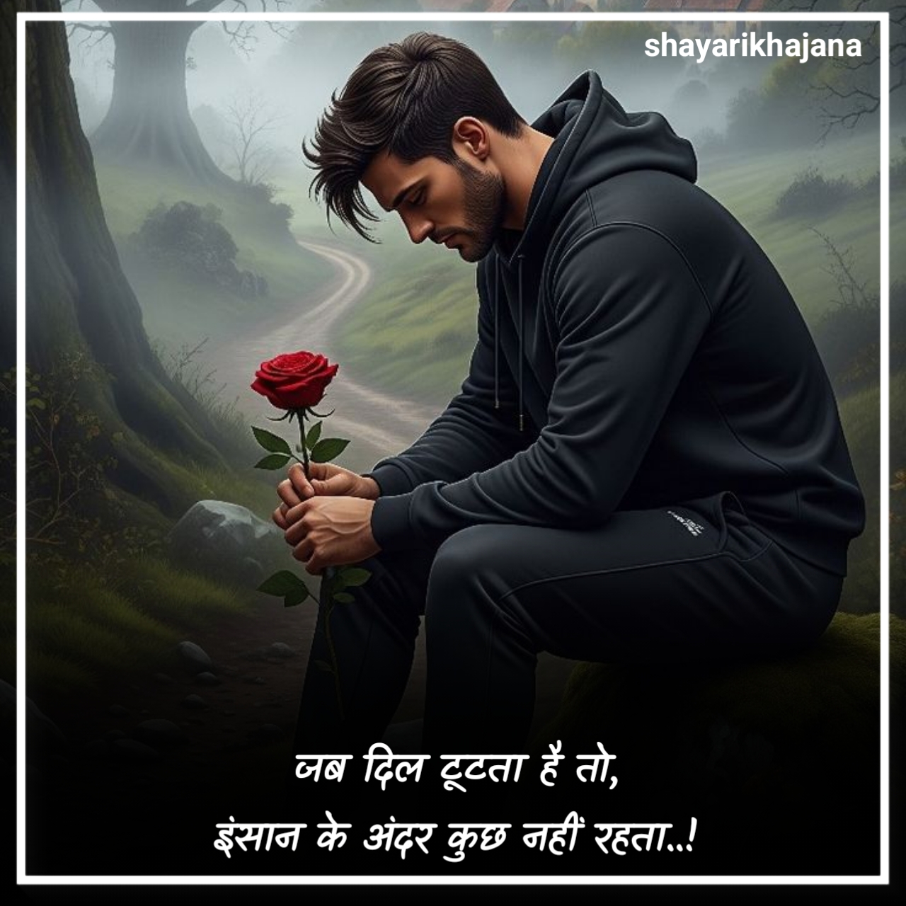 प्यार में दिल टूटने वाली शायरी 2 Line