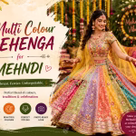 Multi Colour Lehenga for Mehndi